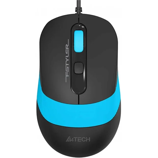 Мышь A4Tech Fstyler FM10 (черный/голубой)